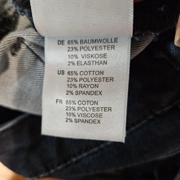 Articles of Society Jeans Womens Dark Wash Denim Mid Rise Skinny Size 28 - Picture 15 of 16